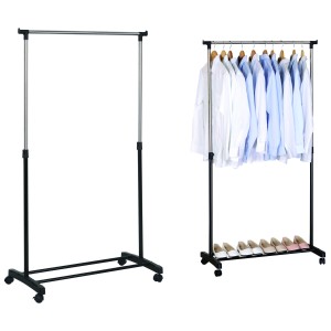 STAND APPENDIABITI PORTABITI BRIXO MONO STRUTTURA IN ACCIAIO 83.5X41.5X87/162