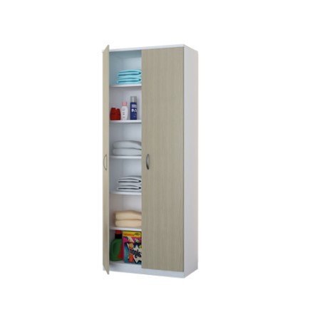 ARMADIO TUTTOPIANI BIANCO/OLMO -75 18 20