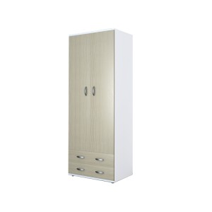ARMADIO CON CASSETTI BIANCO/OLMO -91 18 42