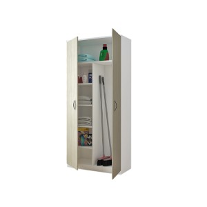 ARMADIO PORTASCOPE BIANCO/OLMO -75 18 10