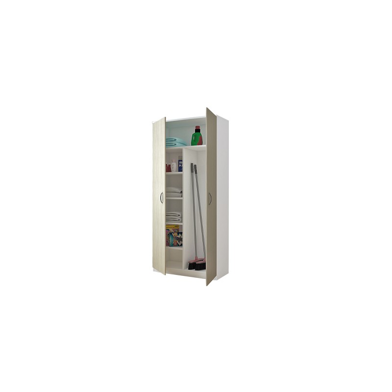 ARMADIO PORTASCOPE BIANCO/OLMO -75 18 10 ARMADIO PORTASCOPE BIANCO/OLMO -75 18 10