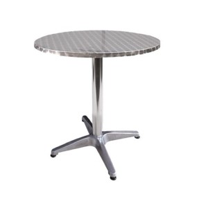 TAVOLO TONDO BAR ALLUMINIO 60XH70 TAVOLINO