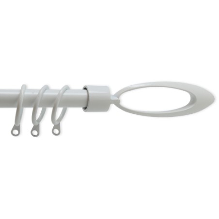 BASTONE SCORRITENDA BRIXO ELLISSE BIANCO 210-380