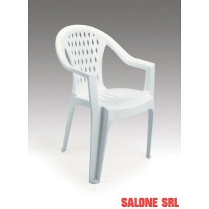 SEDIA POLTRONA 6PZ. TRESSI IN RESINA 56X56XH79 ARREDO ESTERNO