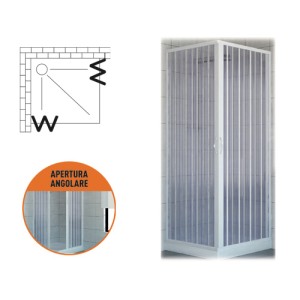 BOX DOCCIA ESTENSIBILE IN PVC BRIXO MARLIN 90X90