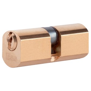 Cilindro ISEO centrale mm.54 infilare ottone 5 perni serratura fascia A.8400