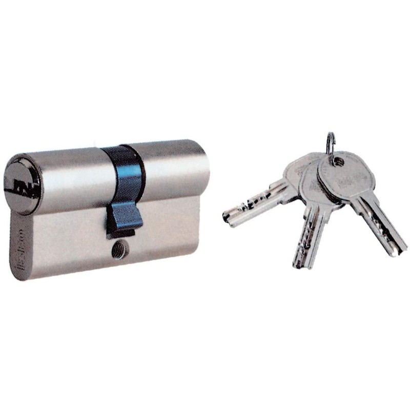 CILINDRO EUROPEO R6 A DOPPIO PROFILO ISEO CON CHIAVI PIATTE R6 MM.28-28 CILINDRO EUROPEO R6 A DOPPIO PROFILO ISEO CON CHIAVI PIATTE R6 MM.28-28