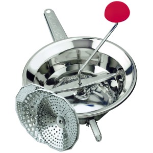 PASSATUTTO PASSAVERDURA IN ACCIAIO INOX EMANUEL CON FILTRI INTERCAMBIABILI DIAMETRO 20 CM