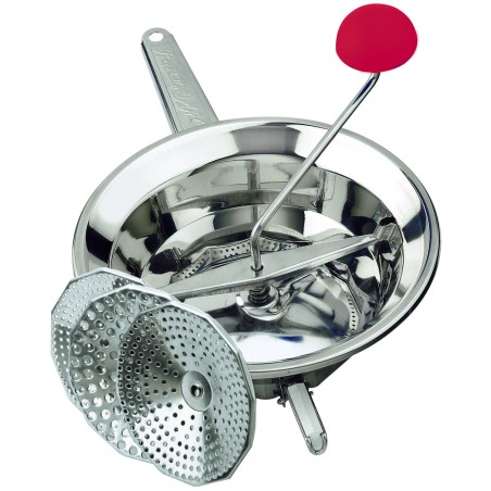 PASSATUTTO PASSAVERDURA IN ACCIAIO INOX EMANUEL CON FILTRI INTERCAMBIABILI DIAMETRO 20 CM