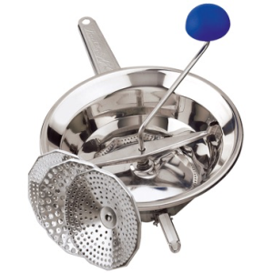 PASSATUTTO PASSAVERDURA IN ACCIAIO INOX EMANUEL CON 3 FILTRI INTERCAMBIABILI DIAMETRO 24 CM