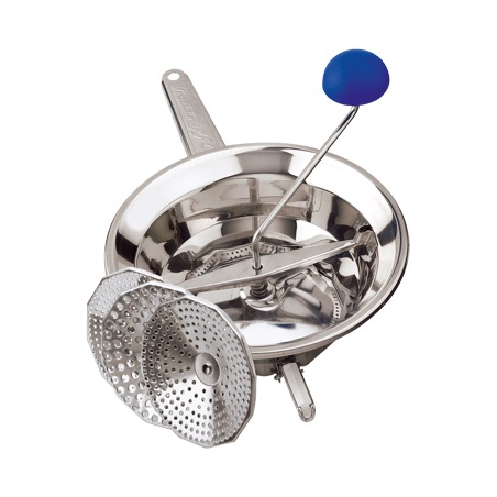 PASSATUTTO PASSAVERDURA IN ACCIAIO INOX EMANUEL CON 3 FILTRI INTERCAMBIABILI DIAMETRO 24 CM