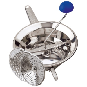 PASSATUTTO PASSAVERDURA IN ACCIAIO INOX EMANUEL CON 3 FILTRI INTERCAMBIABILI DIAMETRO 24 CM