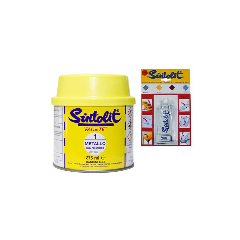 SINTOLIT STUCCO PER METALLO E FERRO KG.0,700 ML.375 SINTOLIT STUCCO PER METALLO E FERRO KG.0,700 ML.375