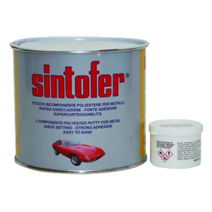 SINTOLIT STUCCO PER METALLO FERRO BICOMPONENTE KG.1,500 ML.750