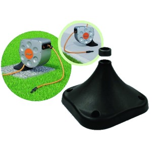 BASE DI FISSAGGIO SUPPORTO A TERRA PER ROTOROLL EVOLUTION IRRIGAZIONE GIARDINO