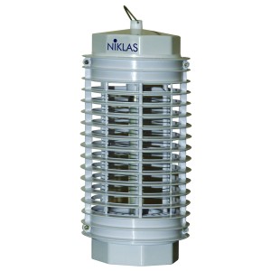 ELETTROSTERMINATORE PER INSETTI E ZANZARE LUCE ULTRAVIOLETTA CILINDRICO 1X4W