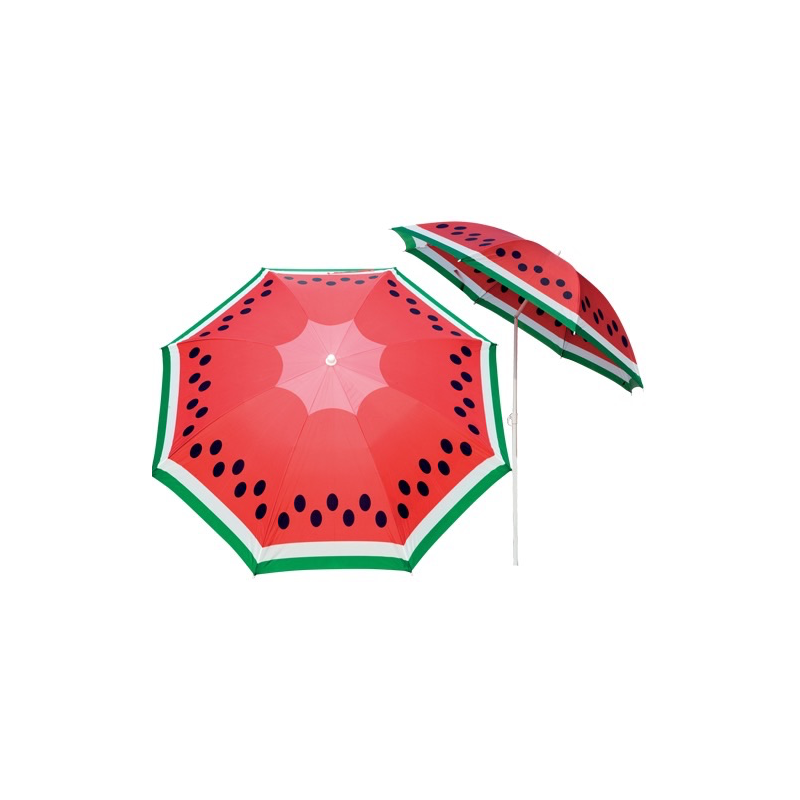OMBRELLONE DA SPIAGGIA CON STAMPA FRUTTA COCOMERO 180CM CON CUSTODIA OMBRELLONE DA SPIAGGIA CON STAMPA FRUTTA COCOMERO 180CM CON CUSTODIA