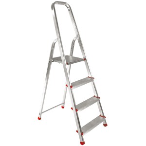 SCALA DOMESTICA GRADINI ANTISCIVOLO + PIATTAFORMA ALU - STEP UP PROMO-GR4