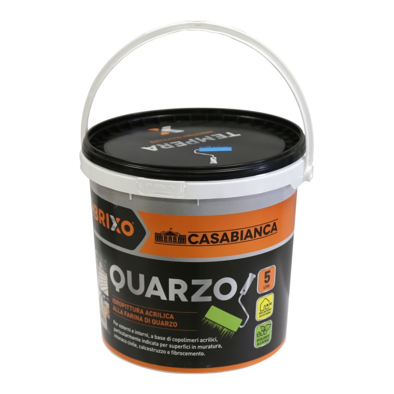 IDROPITTURA ACRILICA BRIXO CASABIANCA QUARZO PER ESTERNO ED INTERNO LT.5 IDROPITTURA ACRILICA BRIXO CASABIANCA QUARZO PER ESTERNO ED INTERNO LT.5