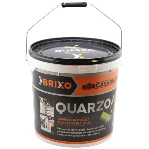 IDROPITTURA ACRILICA BRIXO CASABIANCA QUARZO PER ESTERNO ED INTERNO LT.14