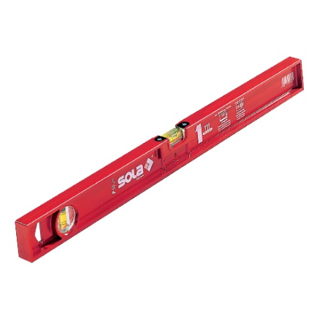 LIVELLA SOLA PLASTICA P CON 2 BOLLE CM.50