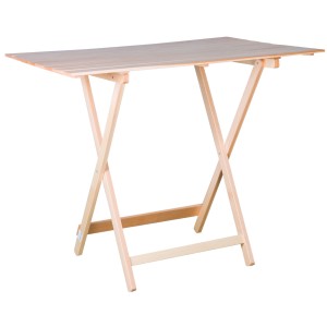 TAVOLO PIEGHEVOLE IN LEGNO NATURALE CM.60X80XH75