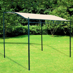 Telo di Copertura 250X300 cm Per Gazebo Veranda Beige Ricambio in poliestere