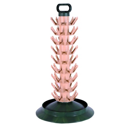 SCOLABOTTIGLIE IN PLASTICA 81 POSTI CON MANIGLIA E BASE 40xH73 cm -12