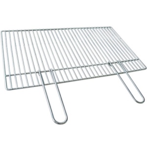 GRIGLIA GRATICOLA IN ACCIAIO CROMATO PER BARBECUE BETON 67X40