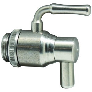 RUBINETTO INOX DROP TOP ANTIGOCCIA 1/2" PER CONTENITORE OLIO INOX