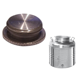 TAPPO INOX DA 1/2" PER BIDONE CONTENITORE OLIO CONF. 5 PEZZI