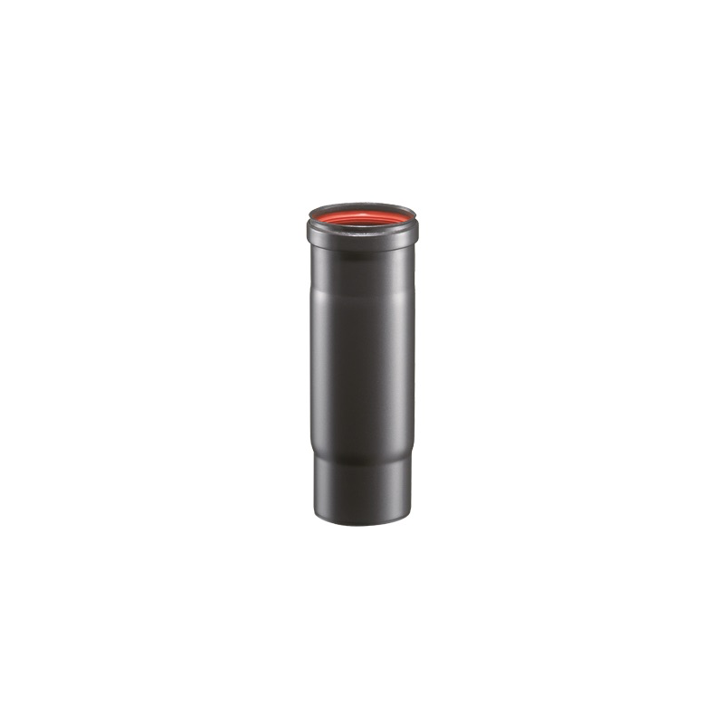 TUBO TELESCOPICO PER STUFA PROFESSIONAL PELLET NERO 10X25cm TUBO TELESCOPICO PER STUFA PROFESSIONAL PELLET NERO 10X25cm