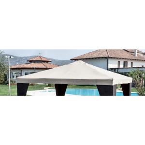 TOP DI RICAMBIO PER GAZEBI GAZEBO DA CM.300X300 COLORE BIANCO