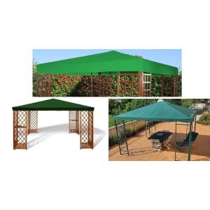 TOP DI RICAMBIO PER GAZEBI GAZEBO DA CM.300X300 COLORE VERDE