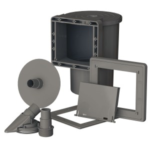SKIMMER DA PARETE PER PISCINA GRE AR 100 G FILTRO PISCINA
