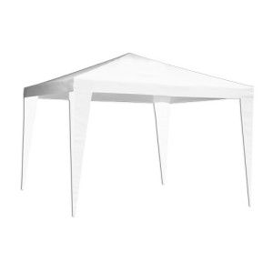 GAZEBO OASIS IN ACCIAIO CON TELO IN POLIETILENE BIANCO MT.3X2