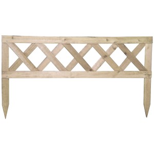 STACCIONATA COUNTRY IN LEGNO NATURALE H.50 cm