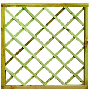 PANNELLO QUADRO GRIGLIATO LASA IN LEGNO DI PINO IMPREGNATO 90X90