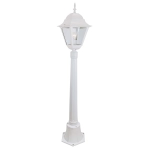 LAMPIONE NEW YORK BIANCO CM.110 ALLUMINIO 1 LUCE 60W