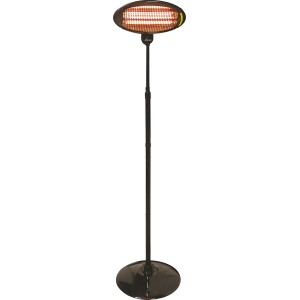 STUFA AL QUARZO NIKLAS RAGGIO DI SOLE STELO 52xH200 cm