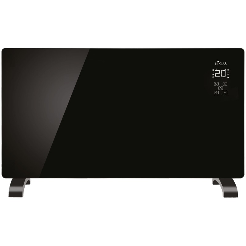 TERMOCONVETTORE NIKLAS TERMOVETRO 2000W 82x12xH52 cm TERMOCONVETTORE NIKLAS TERMOVETRO 2000W 82x12xH52 cm