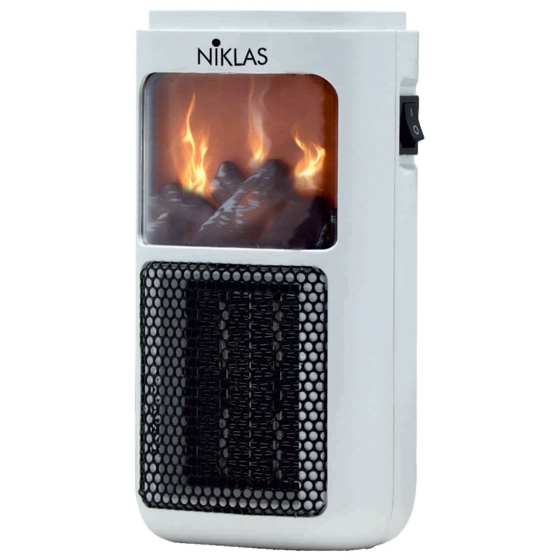 TERMOVENTILATORE NIKLAS CON EROGATORE CERAMICO PTC PLUGIN FUEGO 400W 11x10xH19 cm TERMOVENTILATORE NIKLAS CON EROGATORE CERAMICO PTC PLUGIN FUEGO 400W 11x10xH19 cm