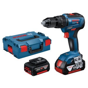 TRAPANO BOSCH 18V BATTERIA LITIO GSB 18V-55 + VALIGETTA E ACCESSORI