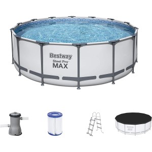 Piscina fuori terra 5612X Bestway Steel Pro Max rotonda 427x122cm