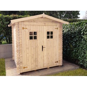Casetta in legno BRISTOL  cm. 200X200 con pavimento