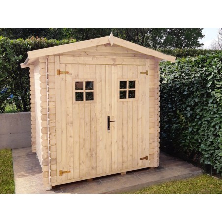 Casetta in legno BRISTOL  cm. 200X200 con pavimento