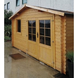 Casetta in legno GENNY  cm. 390X300 con pavimento