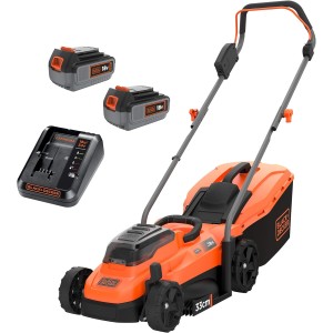 Tosaerba Tagliaerba Rasaerba Black & Decker B+D LITIO 2X18V-4,0Ah BCMW33184L2
