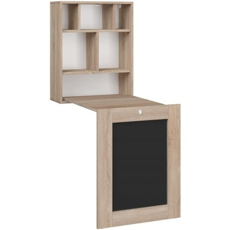 SCRIVANIA PIEGHEVOLE DA APPENDERE LIBRERIA UFFICIO CASA ROVERE 145X90X60CM TILT