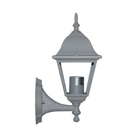 LANTERNA ALLUMINIO BIANCO VIENNA CON BRACCIO 15X20X35H  Illuminazione ESTERNO LAMPIONE